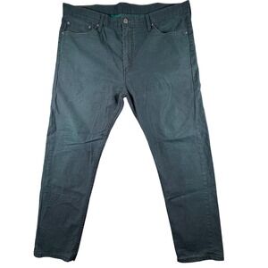 Levis 508 Regular Tapered Jeans Mens 40x32 Dark Green Forest Wash Denim
